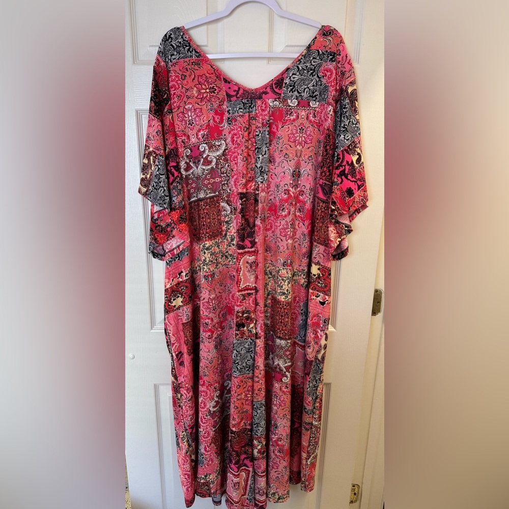 Attitude by Renee Petite Como Jersey Short Sleeve Jumpsuit Size 2X Petite
